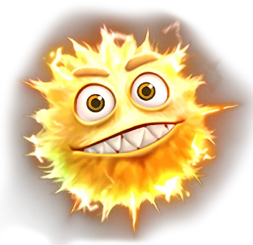 Zappy karakter scherm