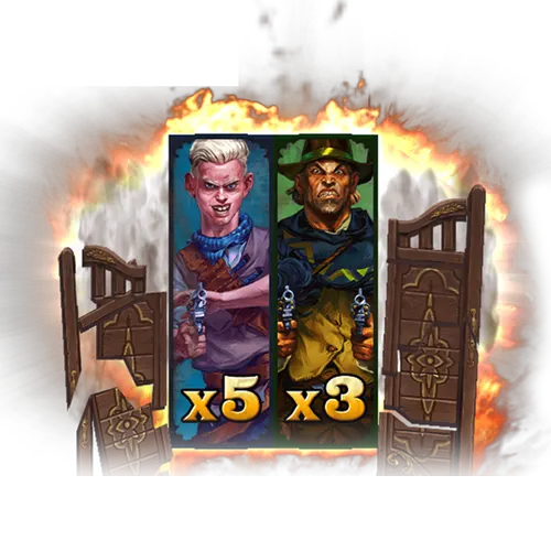 Deadeye duel-functie met saloondeuren