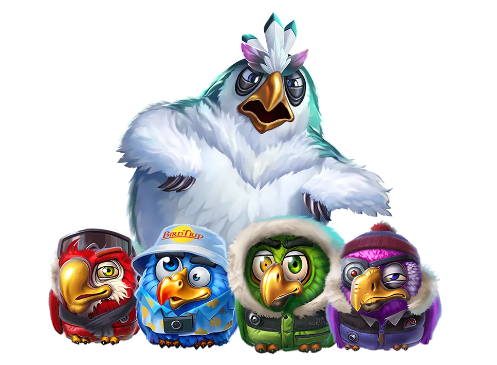 Pirots 4 Frozen Fury - Yeti en Pirots in actie