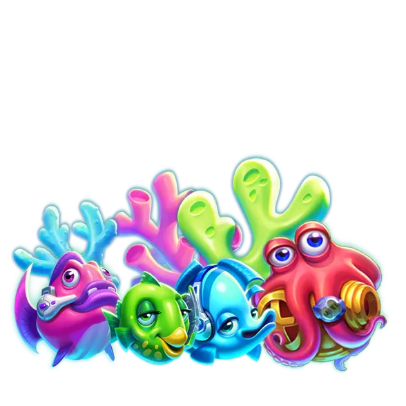 Oxygen 3 onderwatergokkast met zeedieren